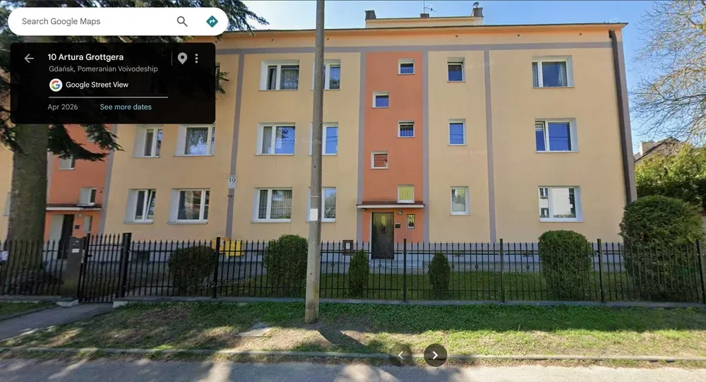 Wynajme mieszkanie Oliwa ulica Grottgera 19 - 3 pokoje z ladnym widokiem na las (tez dla studentow) - 1/1
