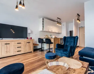 10min od Centrum, apartament 1 pokojowy z widokiem na Kraków i góry