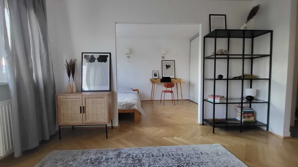 Przytulne mieszkanie 37m² w stylu Japandi | Śródmieście, 5 min do Dworca Centralnego - 1/8