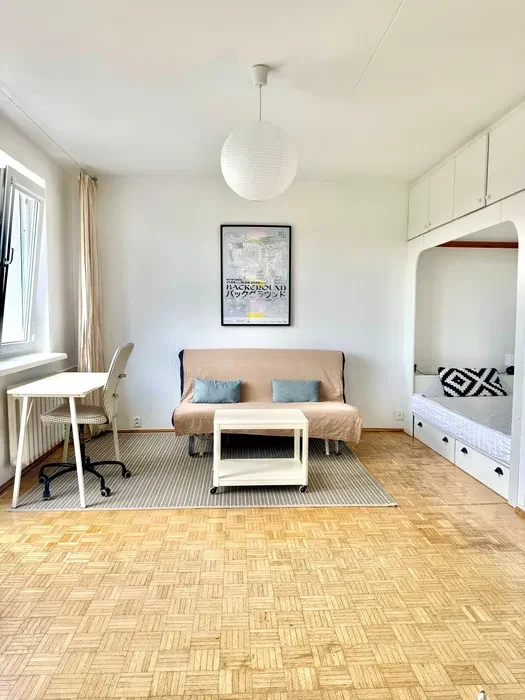 KAWALERKA z osobną kuchnią i pięknym widokiem + piwnica - Wilanów-Sadyba 28 m² - od 01.12.2026- English friendly - 1/8