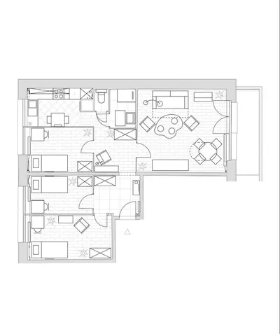Wynajmę mieszkanie Ursynów - 85 m2 po remoncie/ 4 pokoje/Metro Ursynów/Balkon/Klimatyzacja - miniatura 5