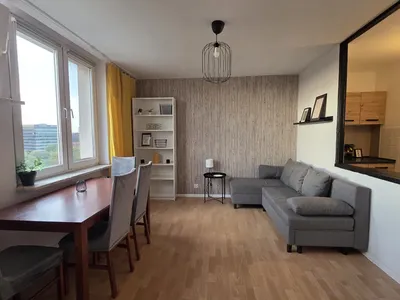 WYNAJMĘ MIESZKANIE DĄBIE 3 pokoje 48m2 słoneczne umeblowane z piękną panoramą na miasto
