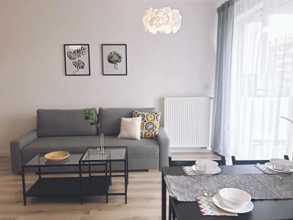 Mieszkanie 1-pokojowe do wynajęcia – Wrocław, Krzyki, ul. Jesionowa. Dostępne od zaraz, bez pośredników, apartamentowiec z ochroną - nowe budownictwo - 1/8