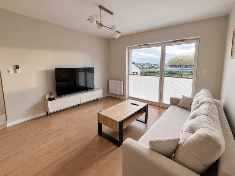NOWE 2 pokoje 46 m² | klimatyzacja | pierwszy najem | Letnica | bez prowizji - 1/8